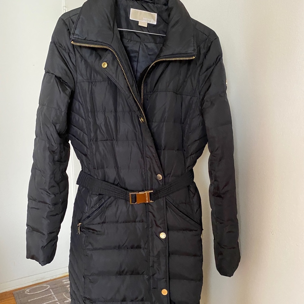 Long MICHAEL KORS coat/jacket size S with belt